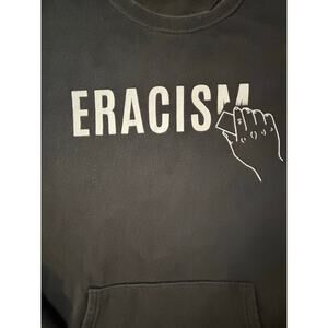 NEXT LEVEL Sz L ERASCISM Sweatshirt ☮️💗 Promoting Equality Through Apparel